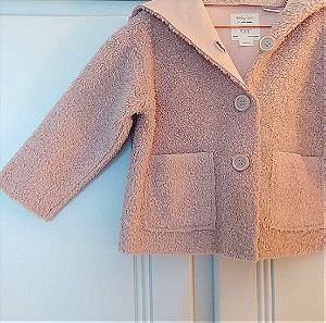 Βρεφικό παλτό για κοριτσάκι 12-18 μηνών