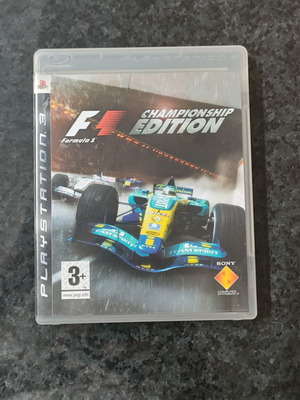 F1 Championship Edition PlayStation 3 game