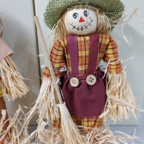 Scarecrow dolls new, set of 2 pieces