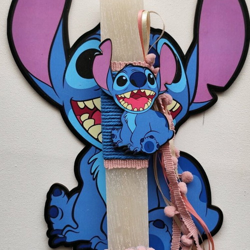 Easter candle Stitch new handmade