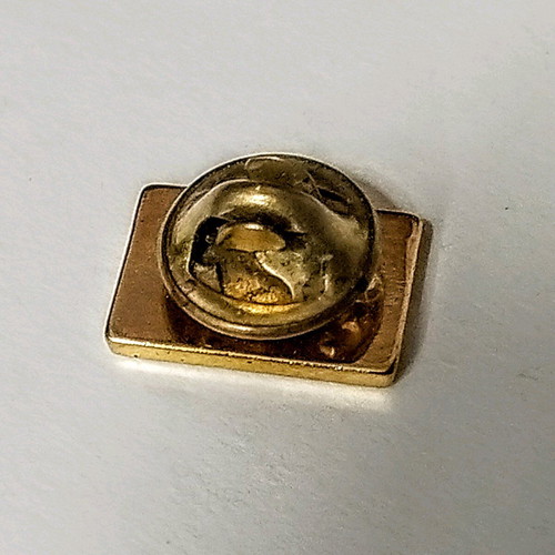European Union emblem pin like new, 10x15 millimeters