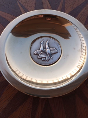 Ilias Lalaounis decorative brass and 925 silver plate