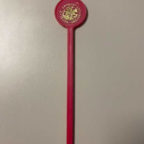 Collectible Hotel St George Lucabettus Stirrer 1990 like new