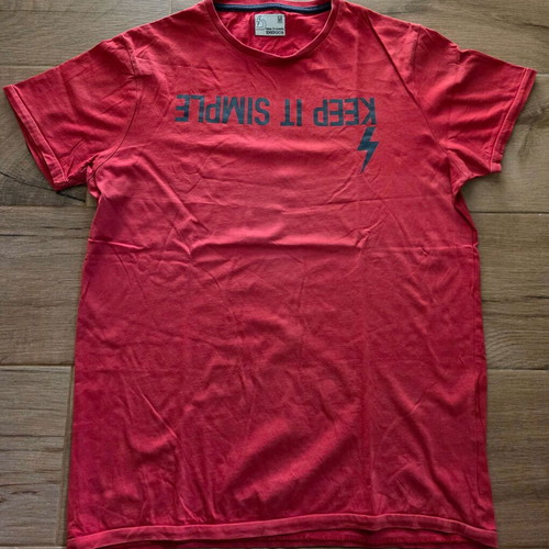 Emerson men's T-shirt, red, size Medium