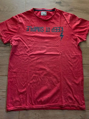 Emerson men's T-shirt, red, size Medium