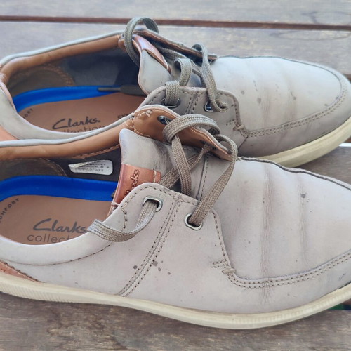 Clarks Cambro Lace men's casual shoes size 43 used, gray