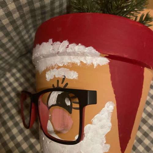 Santa Claus Flowerpot New Christmas Decoration