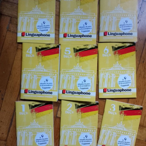 Linguaphone German Learning Books used, set of 9 volumes