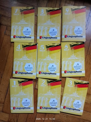 Linguaphone German Learning Books used, set of 9 volumes