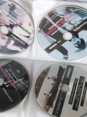 Колекционерски DVD комплект от списание Cinema като нов, 140 филма с гръцки субтитри