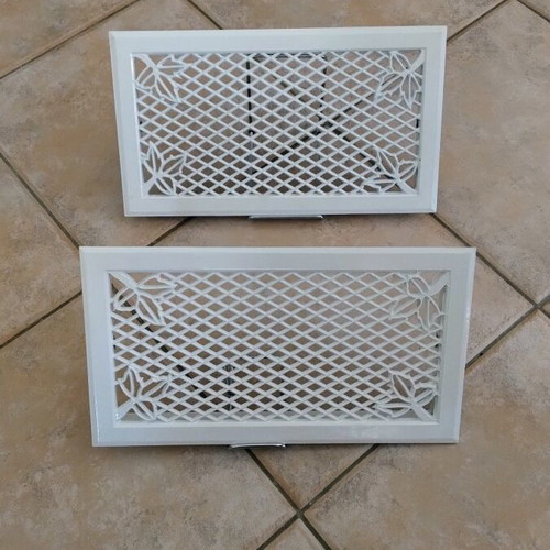 Fireplace grilles new, metal aluminum