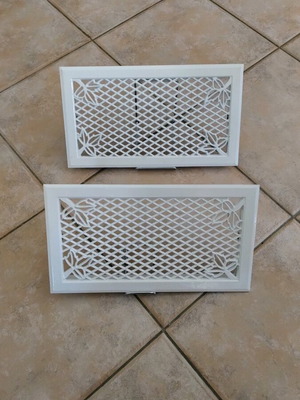 Fireplace grilles new, metal aluminum