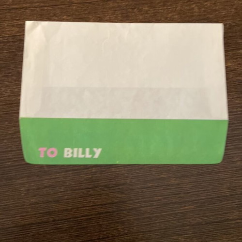 Lang Kuan Co. vintage letter envelope with Billy and Alberto designs