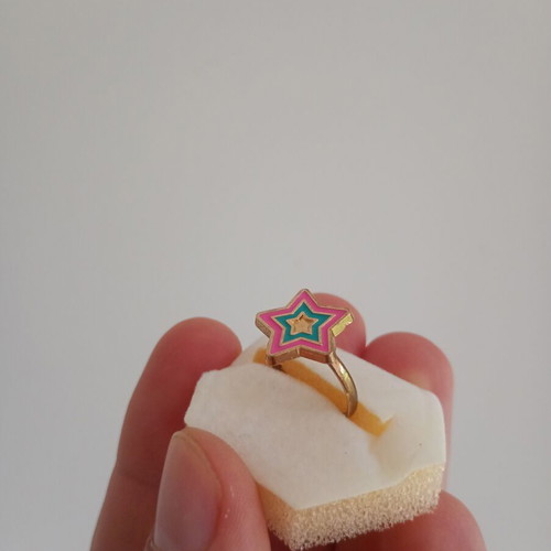 Children's metal ring adjustable size used