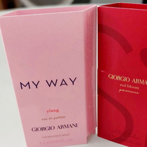 Giorgio Armani Premium Perfume Sample Collection 4 Pieces new