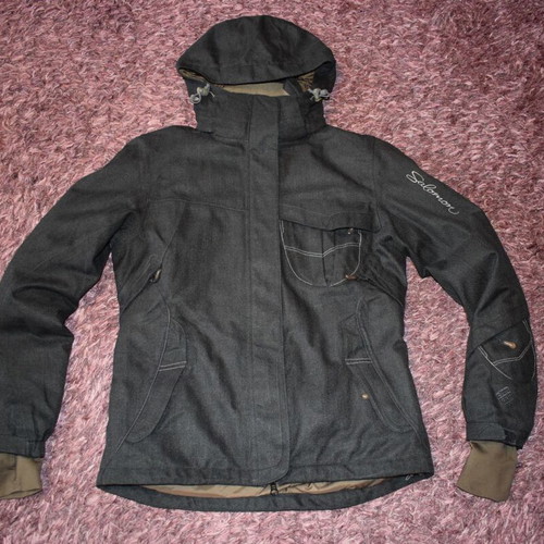 Salomon women's jacket size M used, waterproof with Primaloft insulation