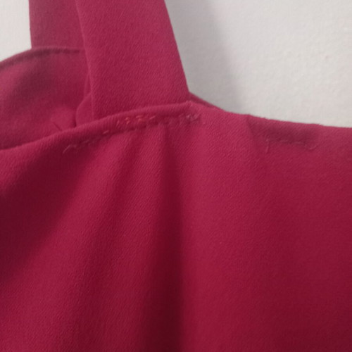 Red dress used, size S with slight strap defect