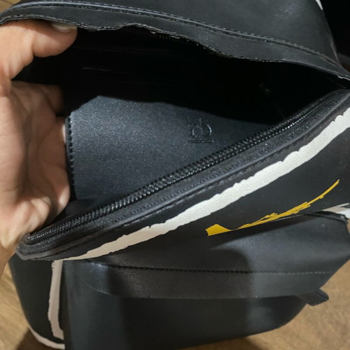 Backpack bag like new, black and white