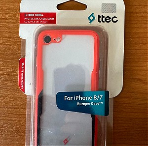 Θήκη TTEC BUMPERCASE Κόκκινη iPhone 7-8