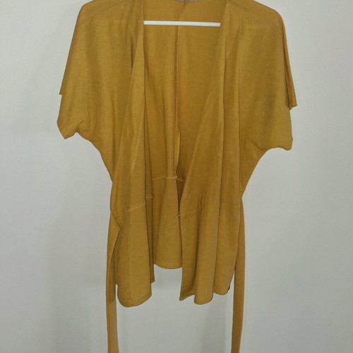 Wrap blouse Mara's Collection like new, mustard color, size L