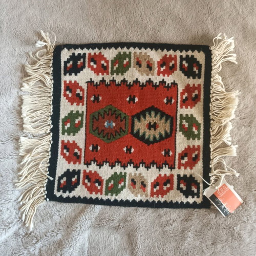 Wool kilim handmade 30cm×30cm new from Metsovo
