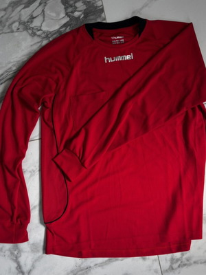 Hummel long sleeve red medium shirt new