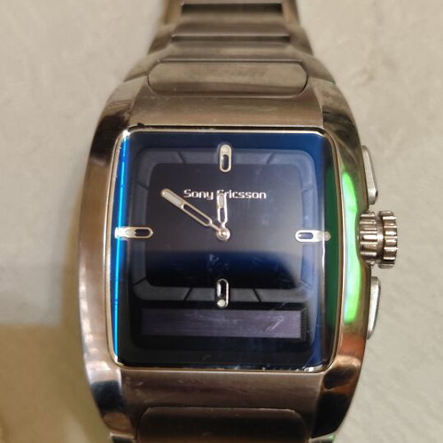 Sony Ericsson wristwatch, non-working, silver