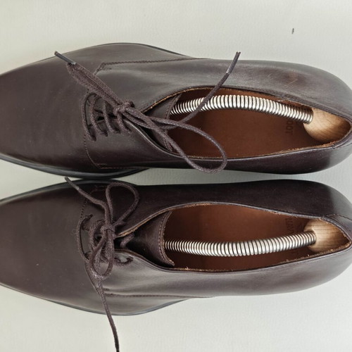 Navyboot classic leather shoes, brown, size 42