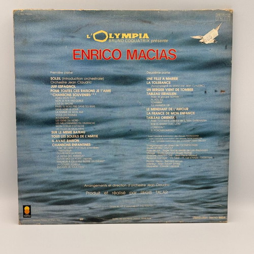 Enrico Macias Olympia 82 vinyl record used