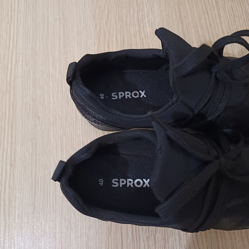 Sprox shoes like new, black, size 40 with laces
