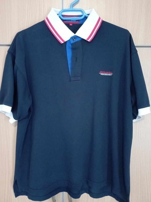 Polo short sleeve like new, size Medium, blue