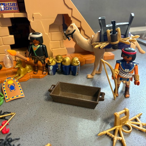 Playmobil Egypt used, pyramid with figures and accessories