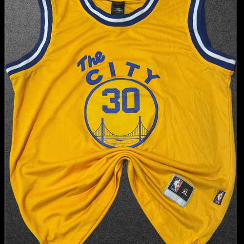 Stephen Curry Golden State Warriors The City Swingman Jersey XL like new