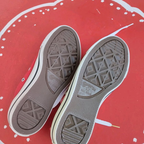 All Star casual shoes new, white and red