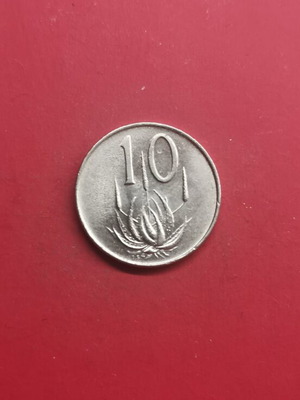 South Africa 10 Cents Coin 1966 like new