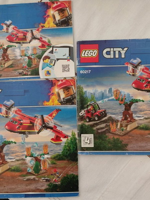 Lego City 60217 Firefighting Airplane like new, complete set without box