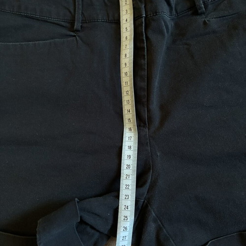 Mango dark blue stretch chino shorts size 38 M like new