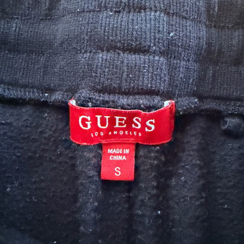 Guess sports pants, black and white, size S