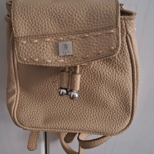 KEM small beige backpack used