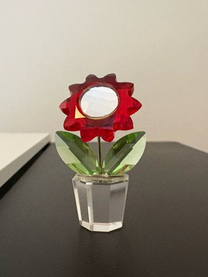 Swarovski Decorative Happy Flower - Sunflower Red like new