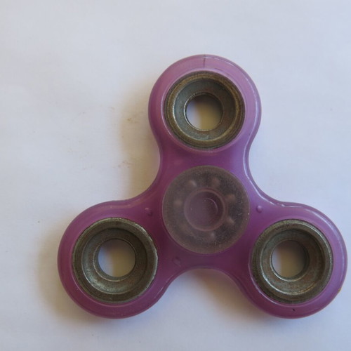 Metal Fidget Spinner purple used