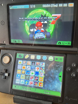 Nintendo 3DS XL μεταχειρισμένο με κάρτα μνήμης 32GB και φορτιστή type c