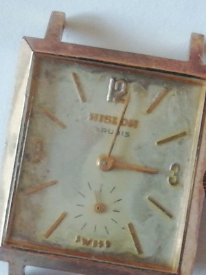 Hislon 8200 vintage Swiss made watch used with broken mechanism