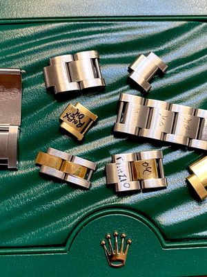 Rolex men's accessories new, gold and silver colors