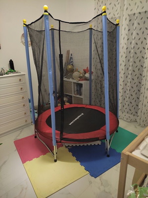 Τραμπολίνο 1,4m με δίχτυ extra αντοχής καινούργιο