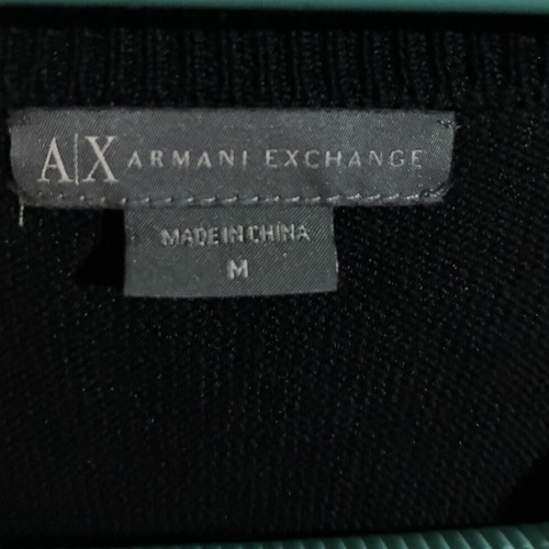 Armani Exchange silk and cotton dress like new, black size M