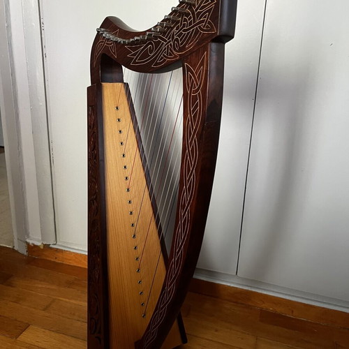 19 String Boru Harp Rosewood new