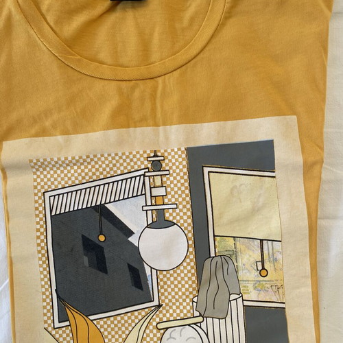 Funky Buddha XL t-shirt used, mustard color