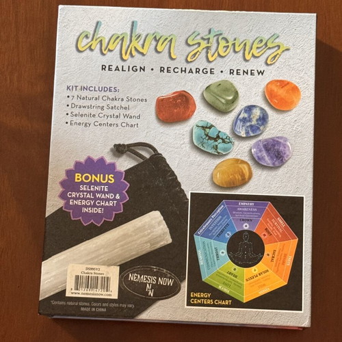 Chakra gemstone crystal collection set