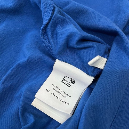 Off White Stamp Marry T-shirt like new, size 2XL, blue